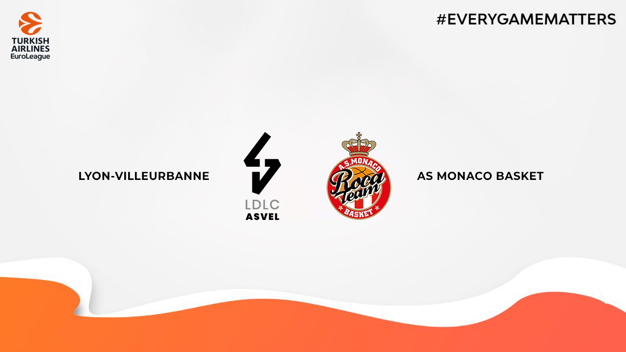 Lyon-Villeurbanne vs AS Monaco Basket poster Lyon-Villeurbanne vs AS Monaco Basket poster