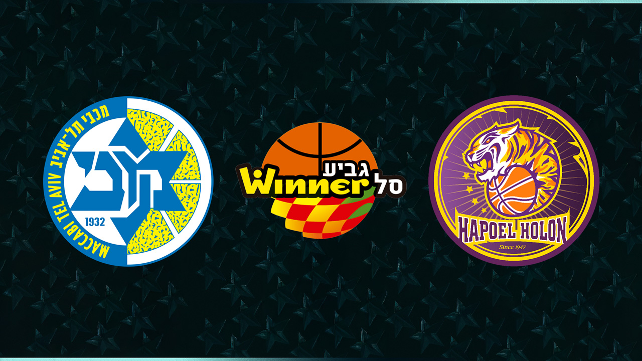 Maccabi Tel Aviv BC vs Hapoel Holon poster Maccabi Tel Aviv BC vs Hapoel Holon poster