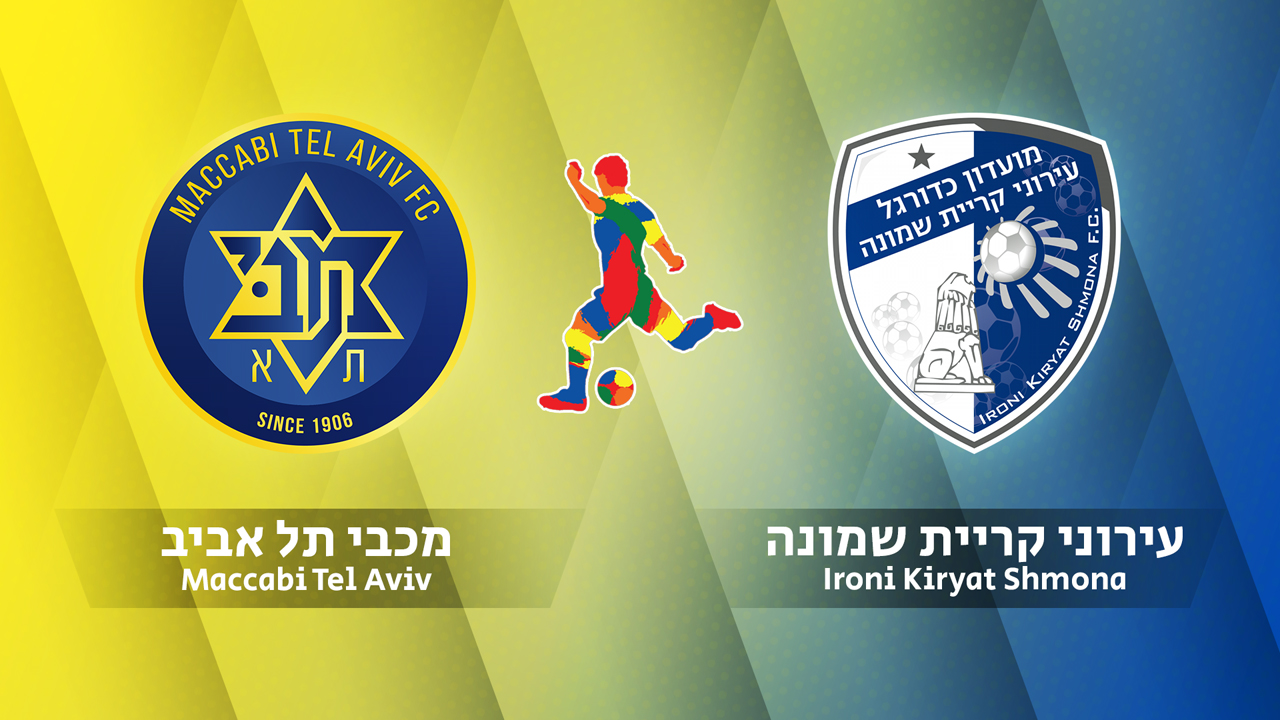 Maccabi Tel Aviv vs Hapoel Ironi Kiryat Shmona poster