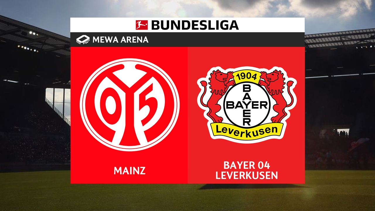 Mainz vs Bayer Leverkusen poster