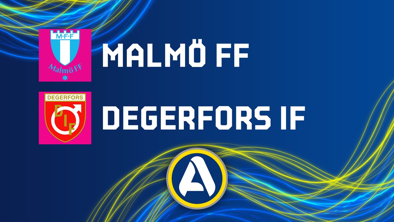 Malmo FF vs Degerfors poster