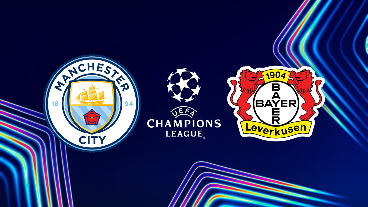 Manchester City vs Bayer Leverkusen poster Manchester City vs Bayer Leverkusen poster