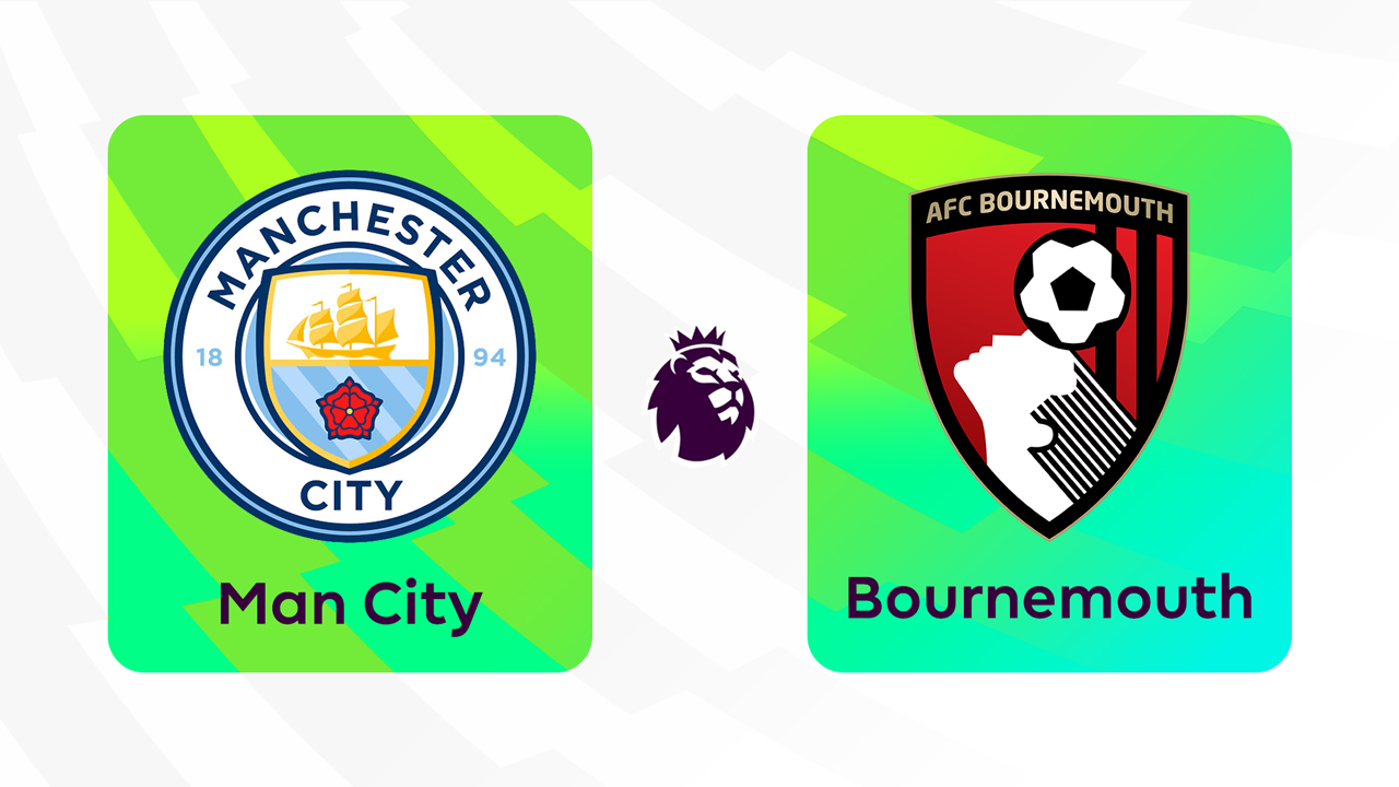 Manchester City vs Bournemouth poster