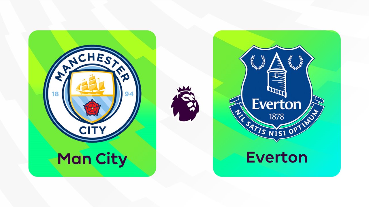 Manchester City vs Everton poster