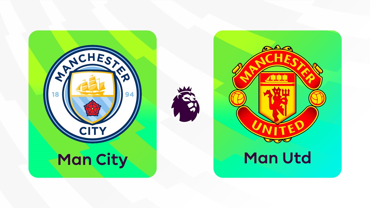Manchester City vs Manchester United poster