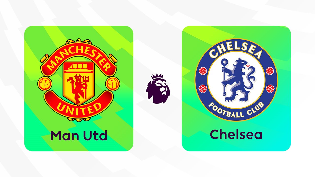 Manchester United vs Chelsea poster