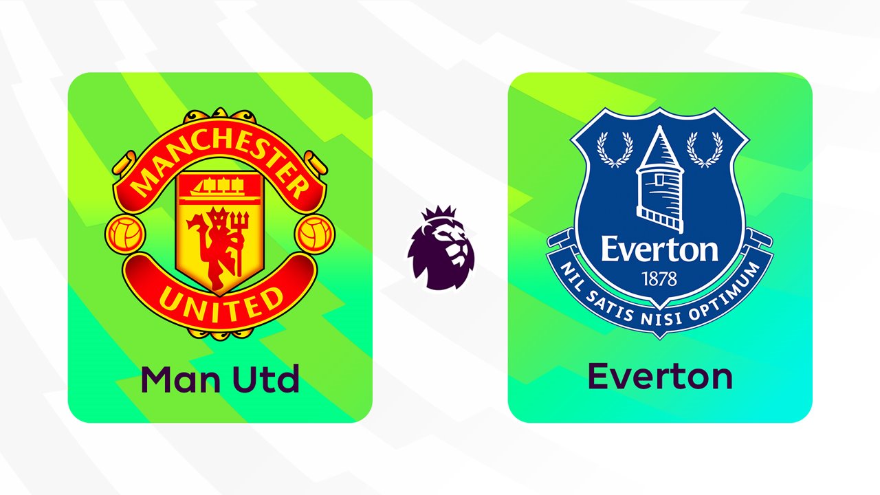 Manchester United vs Everton poster Manchester United vs Everton poster