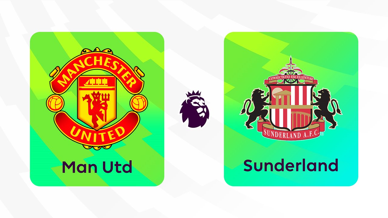 Manchester United vs Sunderland poster Manchester United vs Sunderland poster