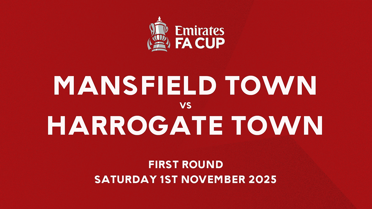 Mansfield Town vs Harrogate Town poster