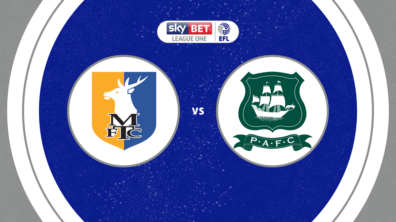 Mansfield Town vs Plymouth Argyle poster