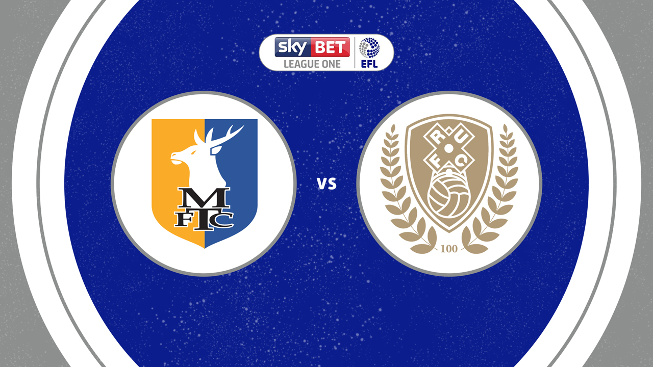 Mansfield Town vs Rotherham United poster