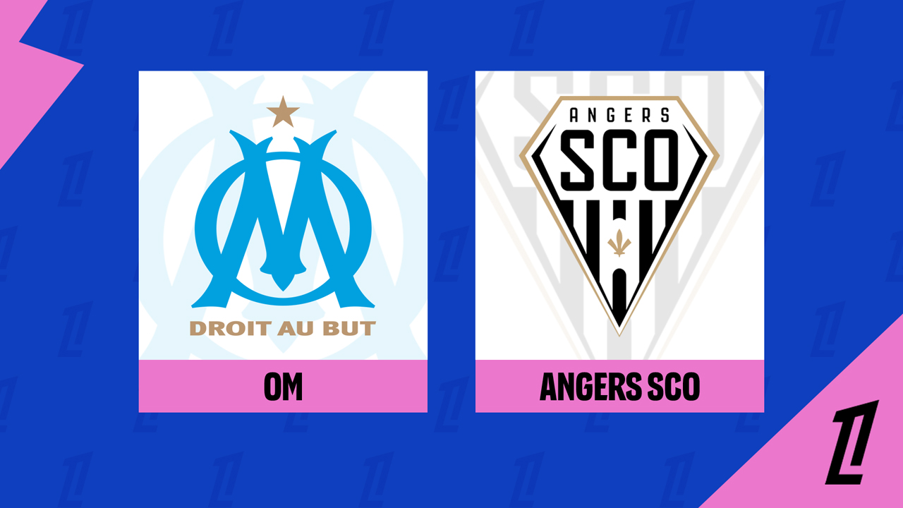 Marseille vs Angers poster Marseille vs Angers poster