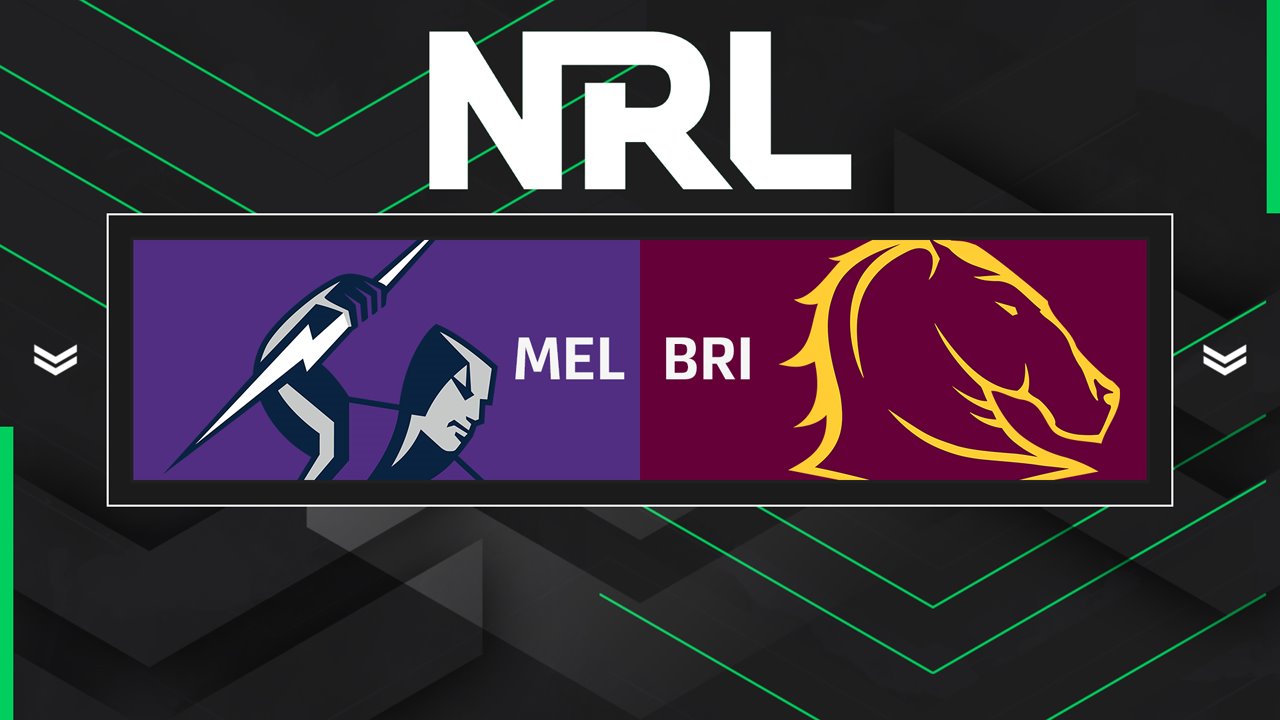 Melbourne Storm vs Brisbane Broncos poster Melbourne Storm vs Brisbane Broncos poster