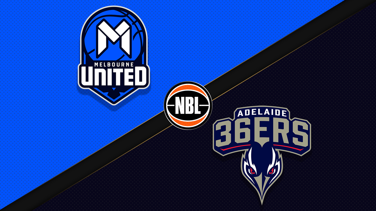 Melbourne United vs Adelaide 36ers poster Melbourne United vs Adelaide 36ers poster