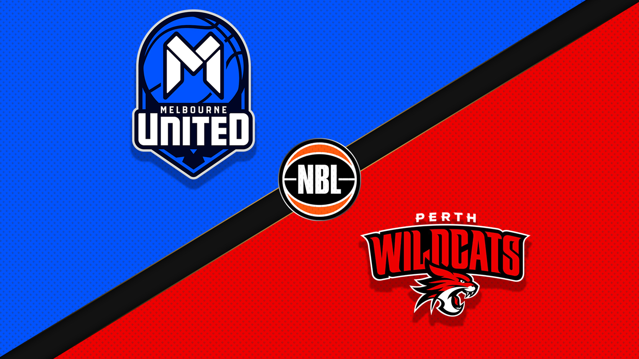 Melbourne United vs Perth Wildcats poster Melbourne United vs Perth Wildcats poster