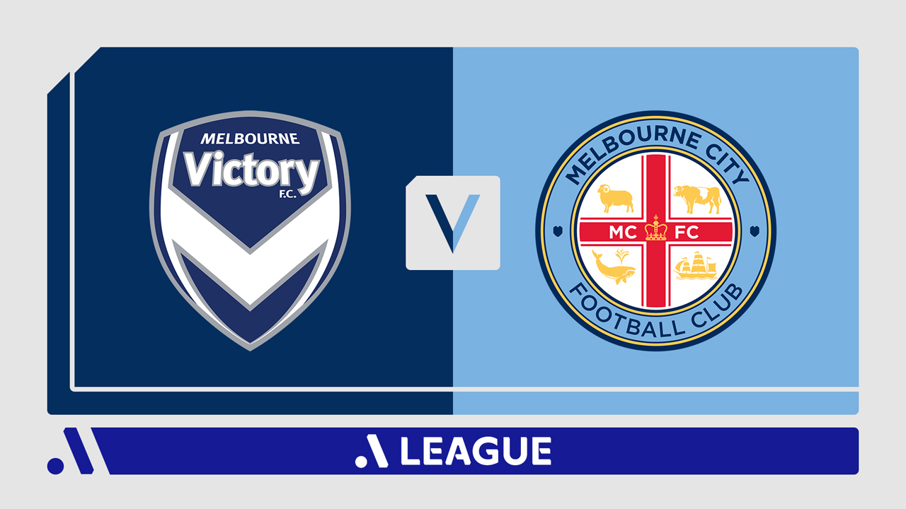 Melbourne Victory vs Melbourne City poster Melbourne Victory vs Melbourne City poster