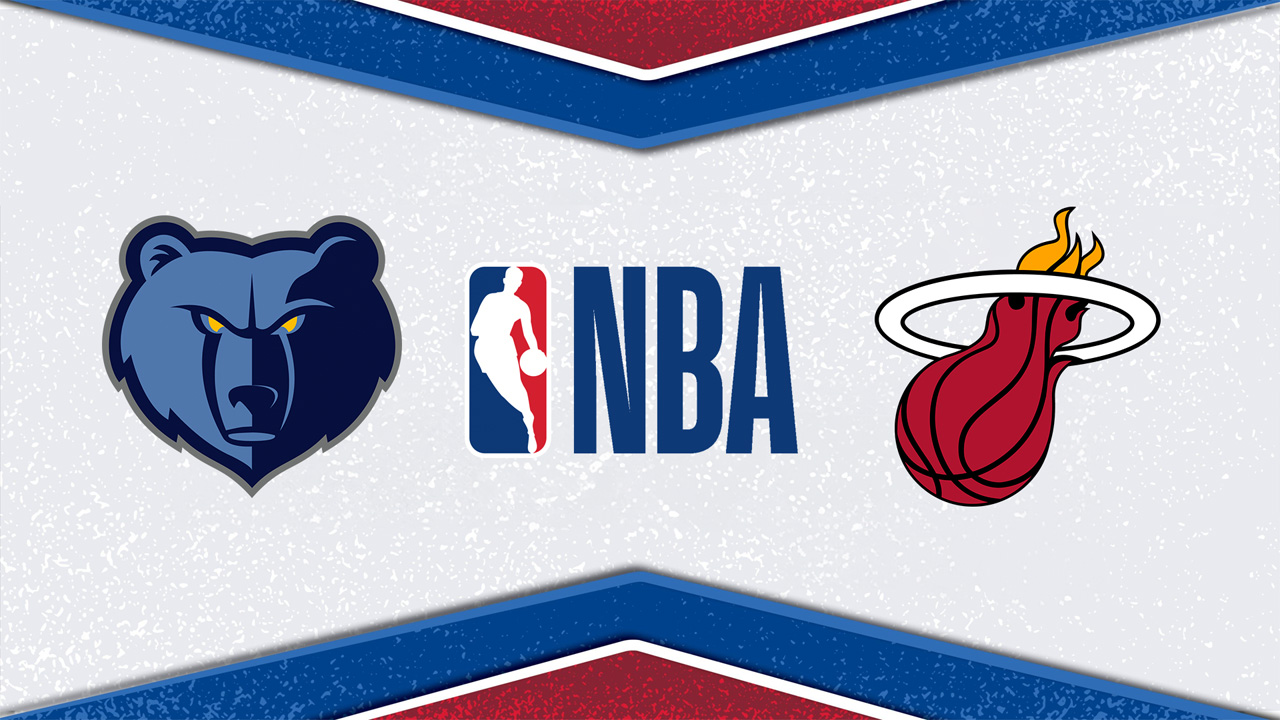 Memphis Grizzlies vs Miami Heat poster Memphis Grizzlies vs Miami Heat poster