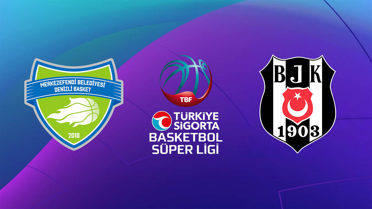 Merkezefendi Belediyesi Denizli Basket vs Besiktas Basketbol poster