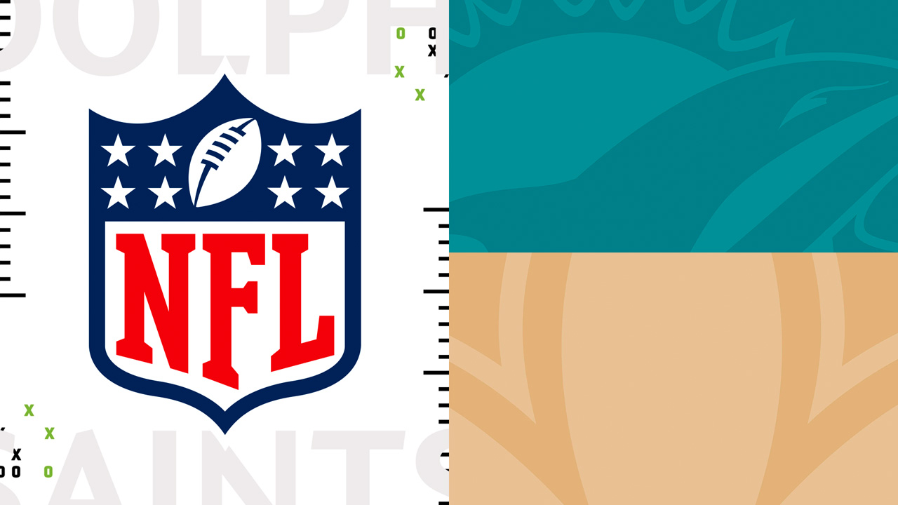 Miami Dolphins vs New Orleans Saints poster