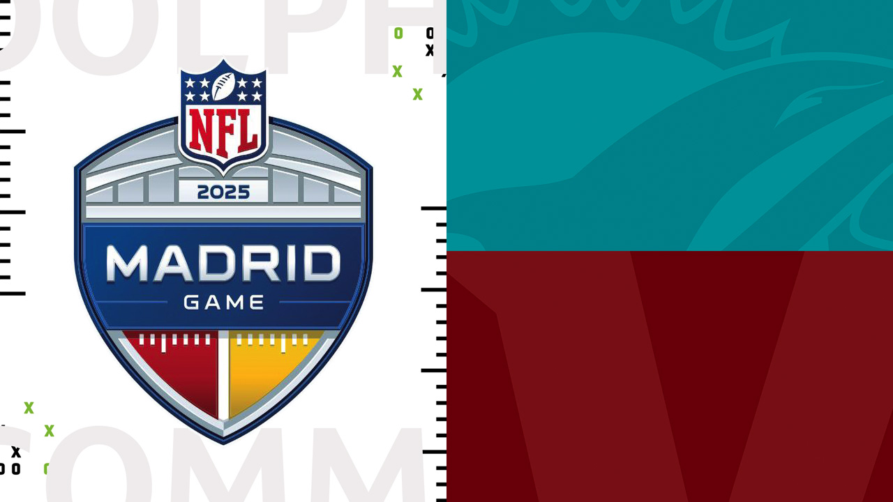 Miami Dolphins vs Washington Commanders poster Miami Dolphins vs Washington Commanders poster