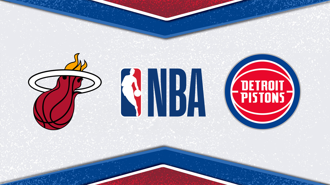 Miami Heat vs Detroit Pistons poster