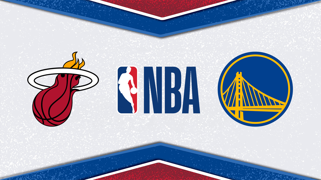 Miami Heat vs Golden State Warriors poster Miami Heat vs Golden State Warriors poster