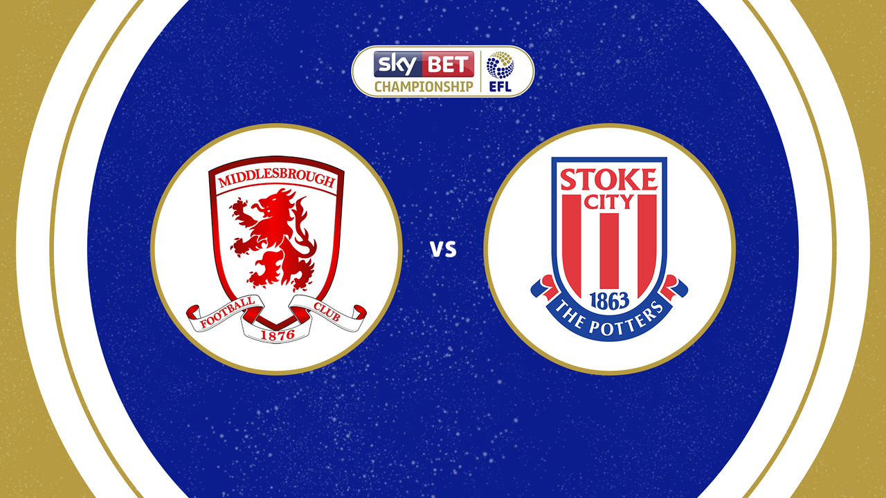 Middlesbrough vs Stoke City poster