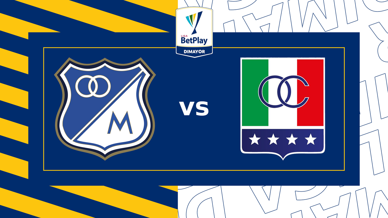 Millonarios vs Once Caldas poster