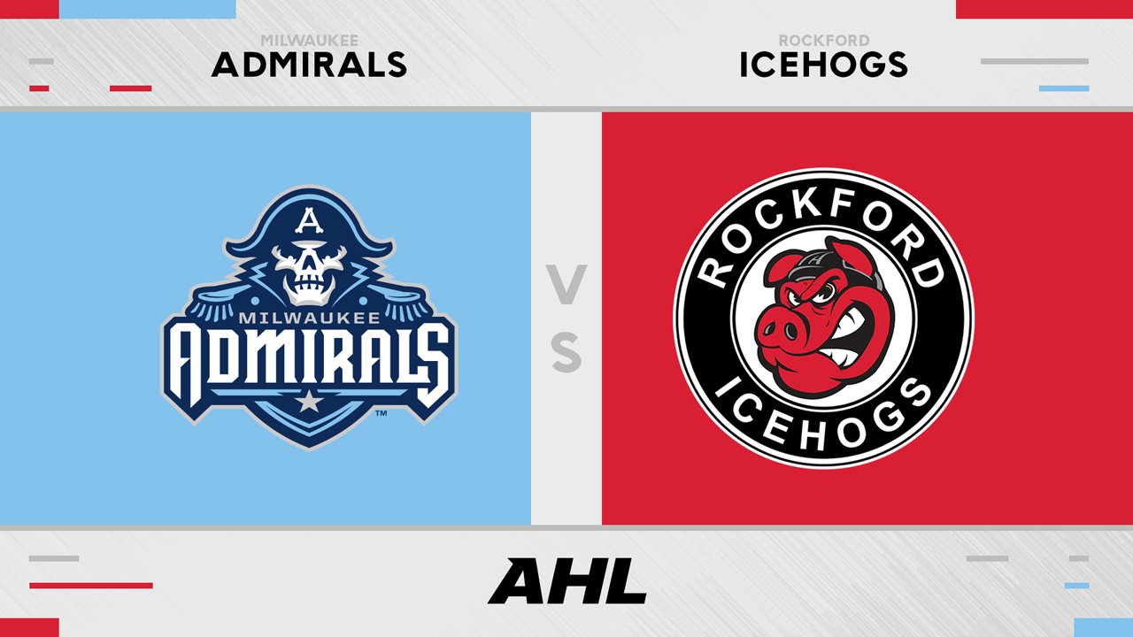 Milwaukee Admirals vs Rockford IceHogs poster Milwaukee Admirals vs Rockford IceHogs poster