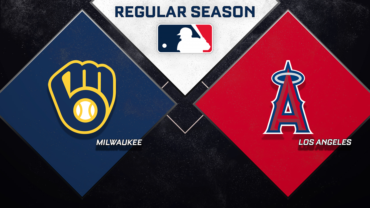 Milwaukee Brewers vs Los Angeles Angels poster