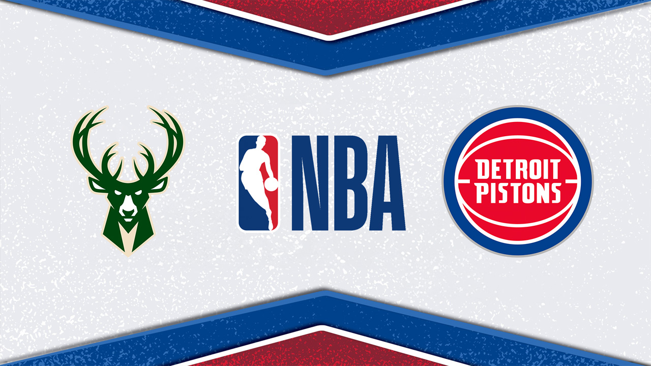 Milwaukee Bucks vs Detroit Pistons poster