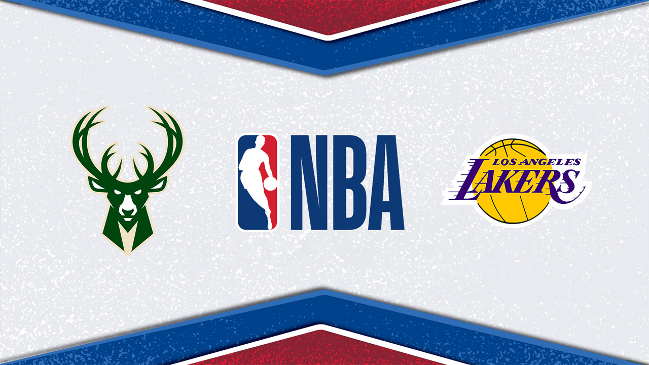 Milwaukee Bucks vs Los Angeles Lakers poster Milwaukee Bucks vs Los Angeles Lakers poster