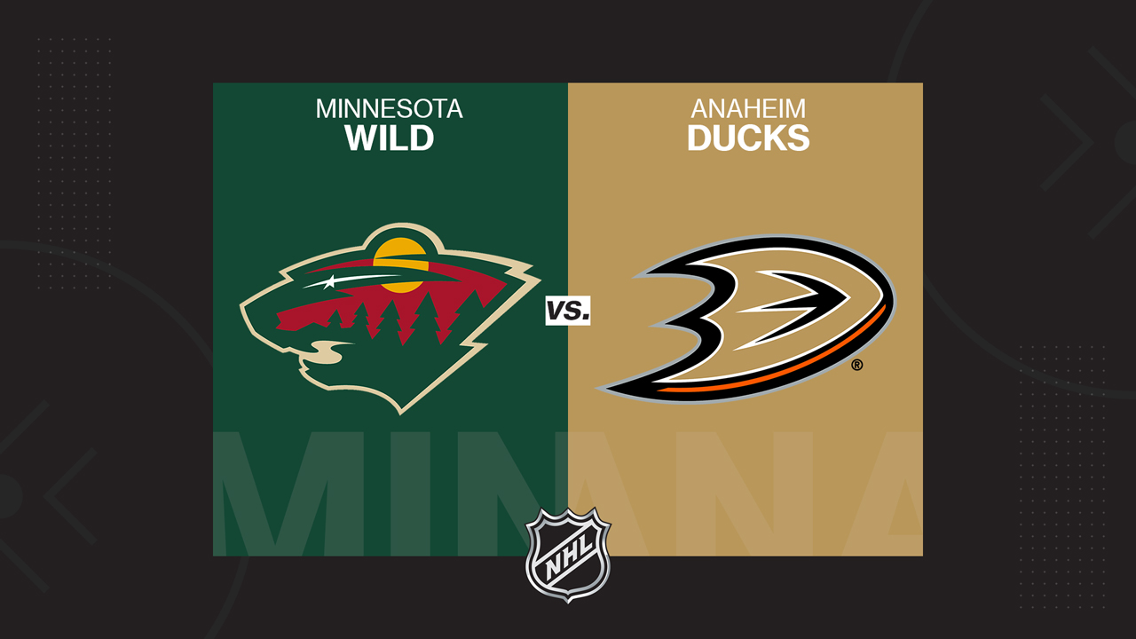Minnesota Wild vs Anaheim Ducks poster Minnesota Wild vs Anaheim Ducks poster
