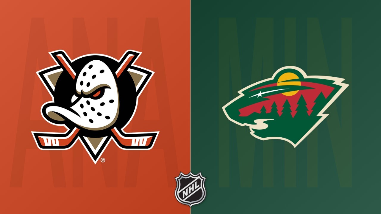 Minnesota Wild vs Anaheim Ducks poster