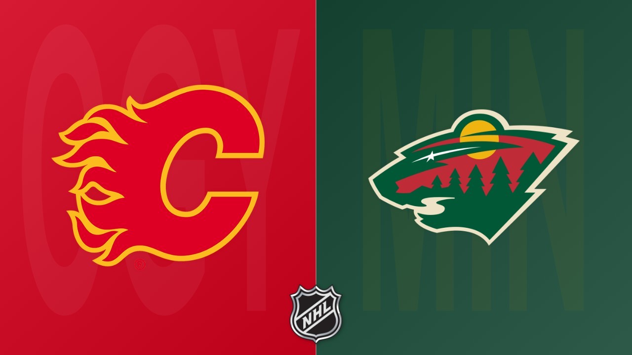 Minnesota Wild vs Calgary Flames poster