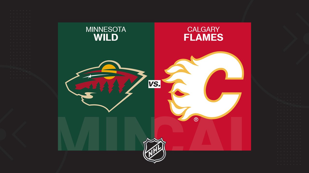 Minnesota Wild vs Calgary Flames poster