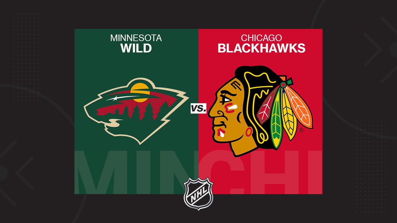 Minnesota Wild vs Chicago Blackhawks poster