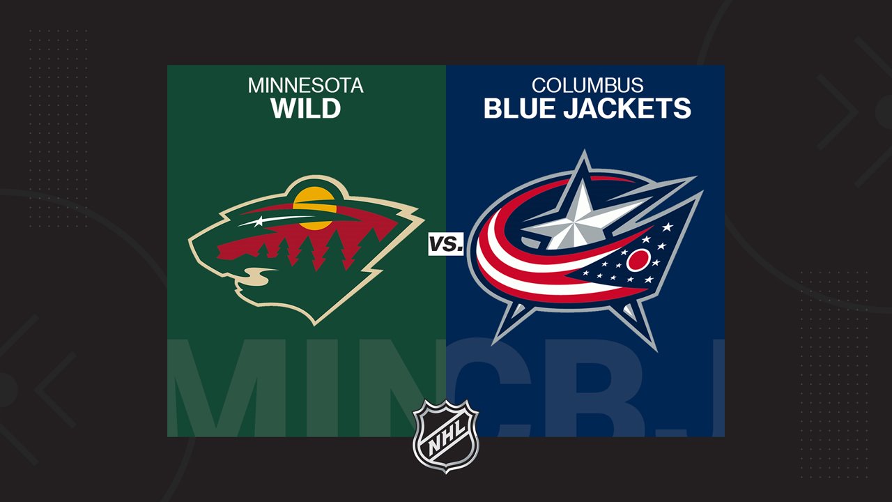 Minnesota Wild vs Columbus Blue Jackets poster