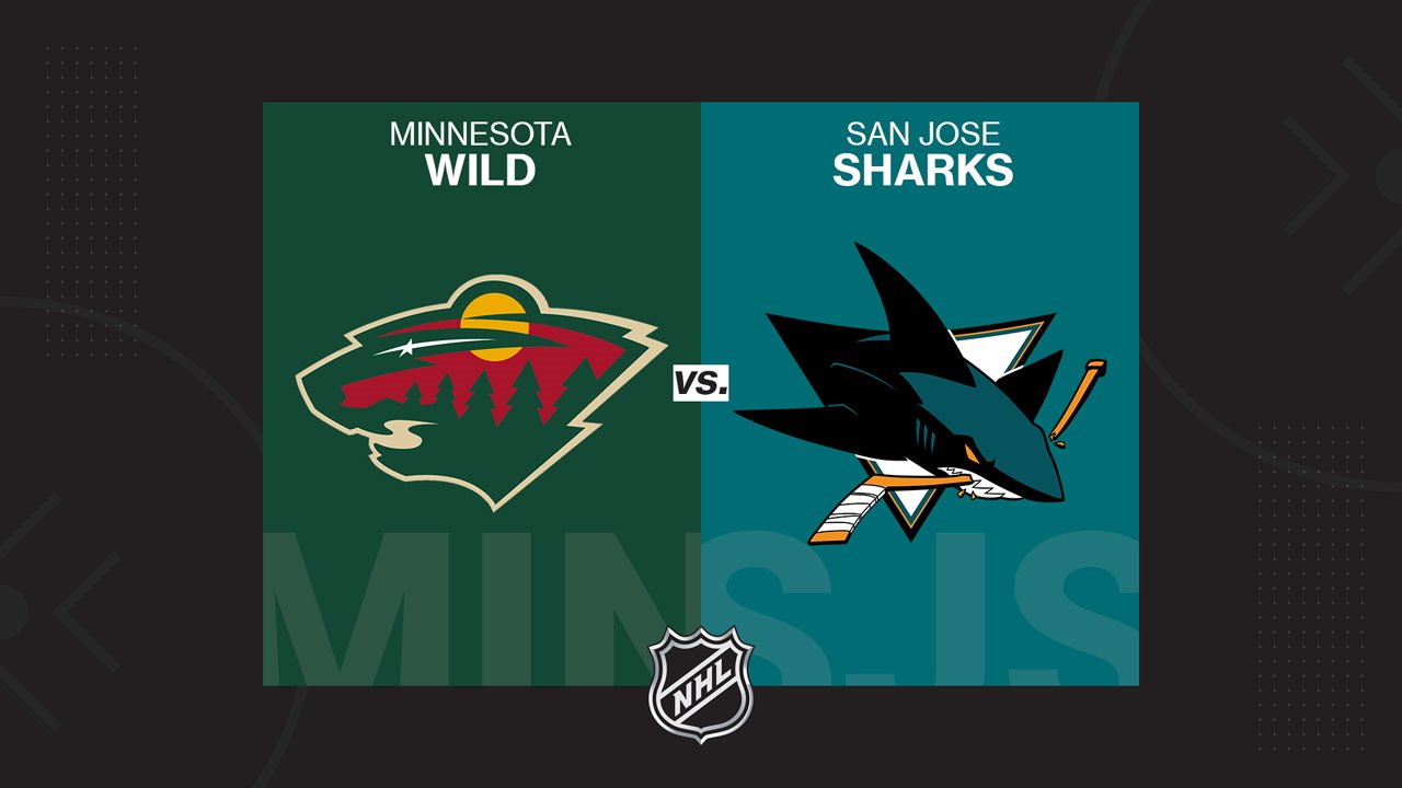 Minnesota Wild vs San Jose Sharks poster
