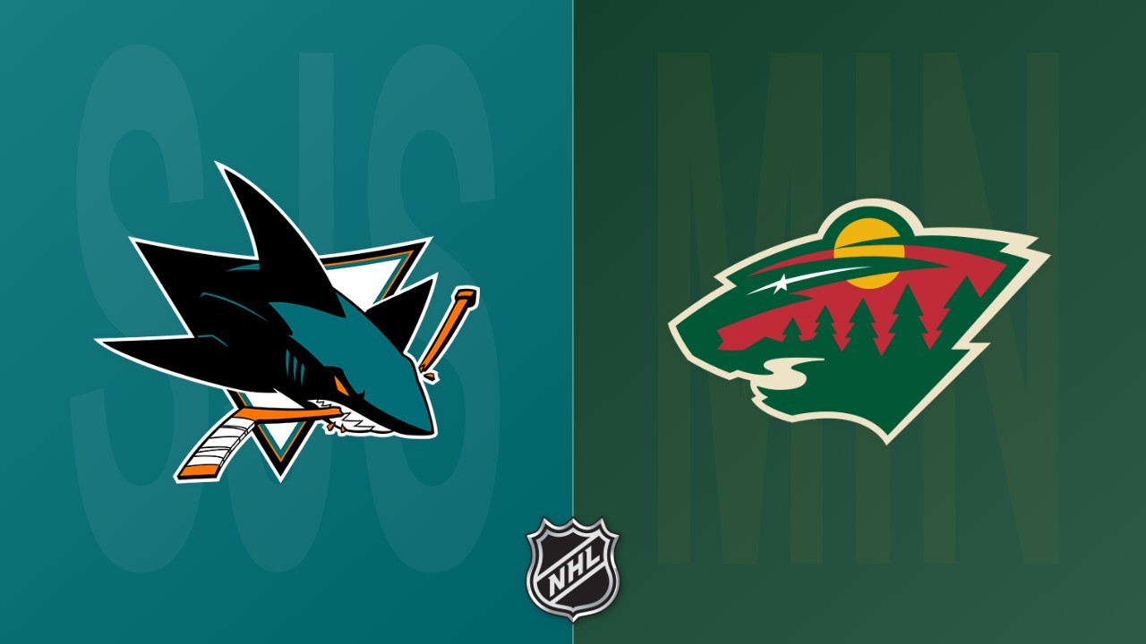 Minnesota Wild vs San Jose Sharks poster