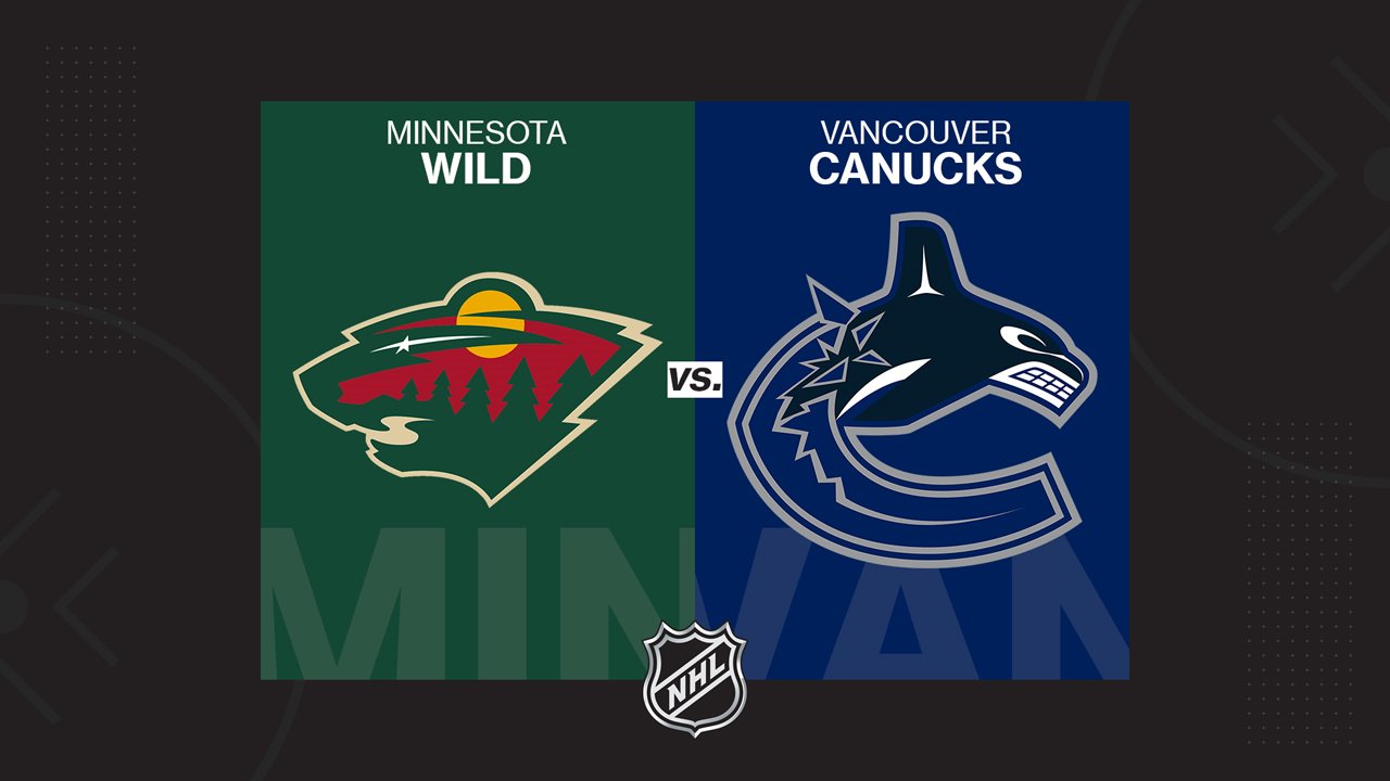 Minnesota Wild vs Vancouver Canucks poster