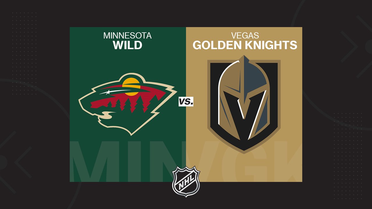 Minnesota Wild vs Vegas Golden Knights poster Minnesota Wild vs Vegas Golden Knights poster