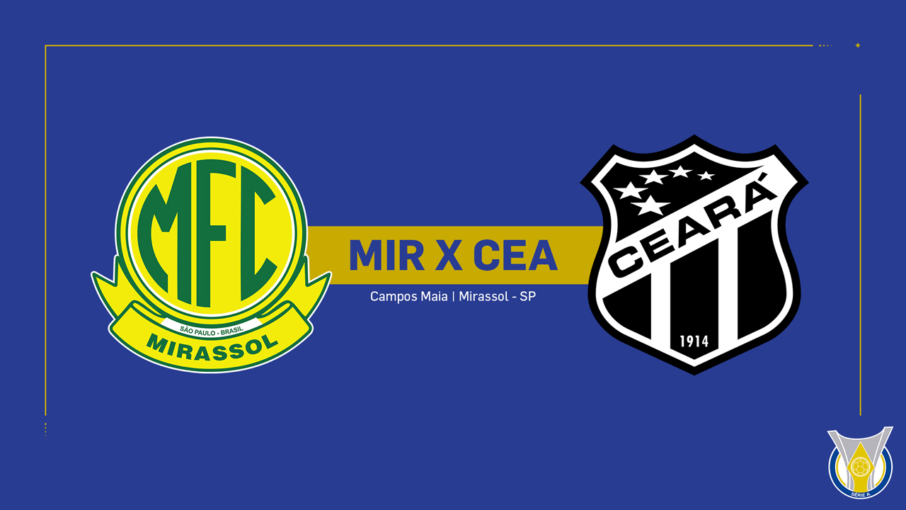 Mirassol vs Ceará poster Mirassol vs Ceará poster
