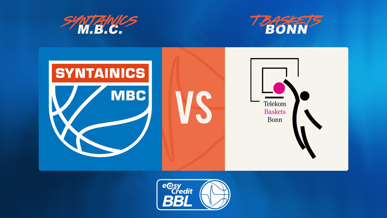 Mitteldeutscher BC vs Bonn poster