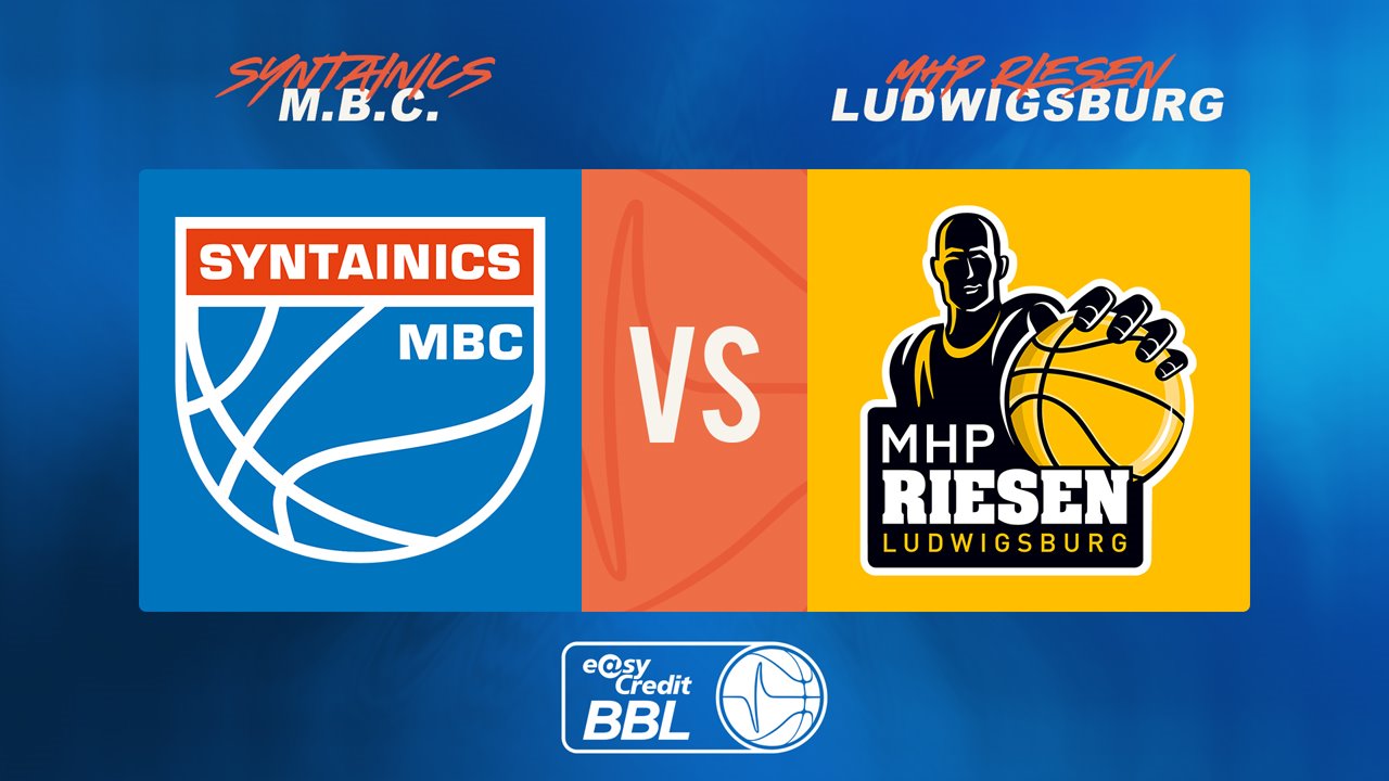 Mitteldeutscher BC vs Ludwigsburg poster
