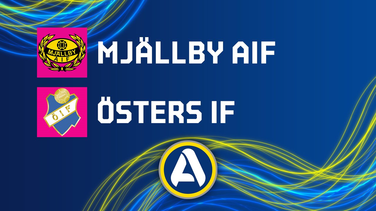 Mjallby vs Osters IF poster