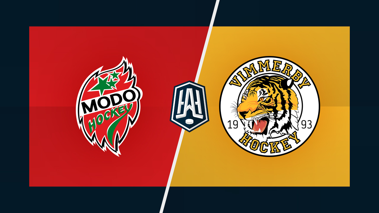 Modo Hockey vs Vimmerby poster Modo Hockey vs Vimmerby poster