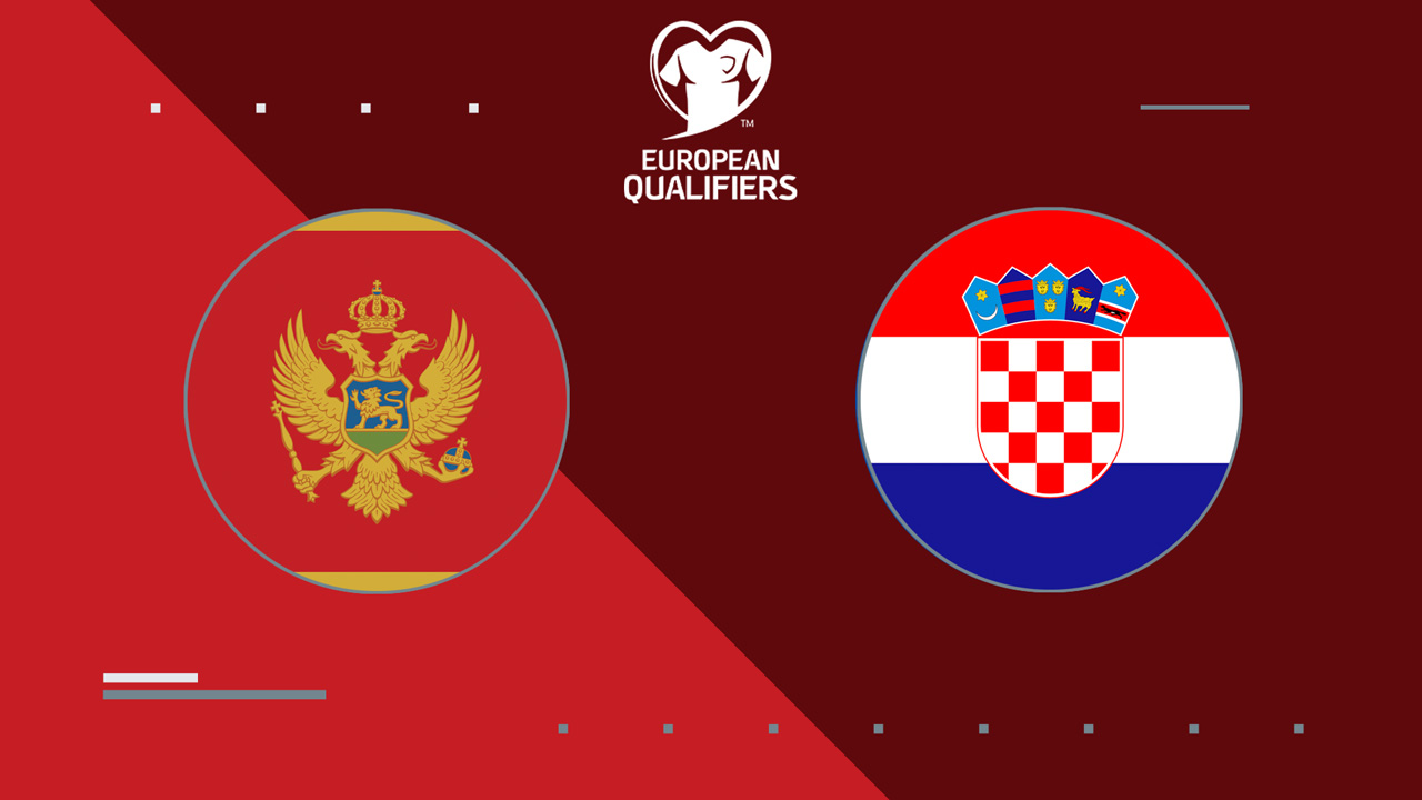 Montenegro vs Croatia poster Montenegro vs Croatia poster