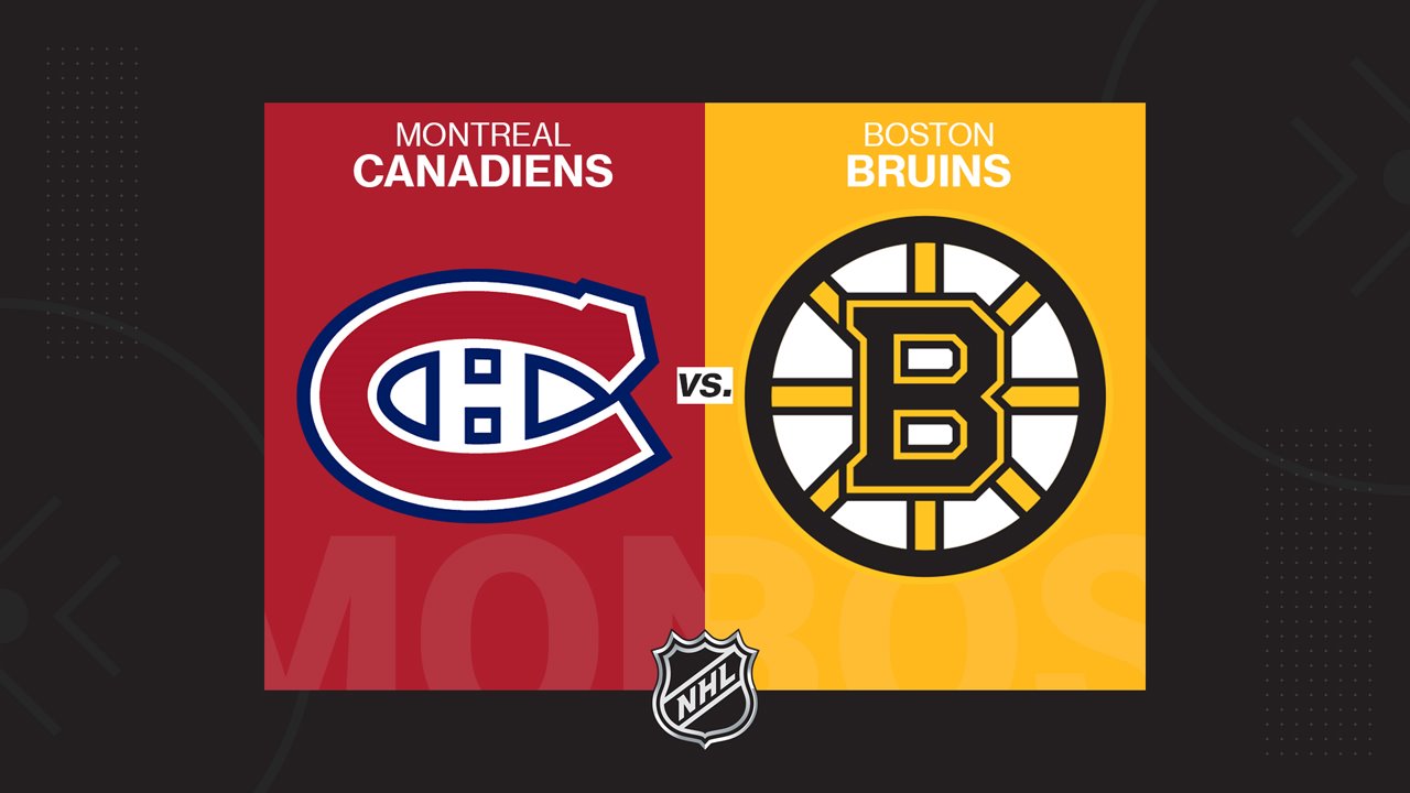 Montreal Canadiens vs Boston Bruins poster Montreal Canadiens vs Boston Bruins poster