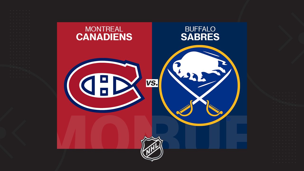 Montreal Canadiens vs Buffalo Sabres poster